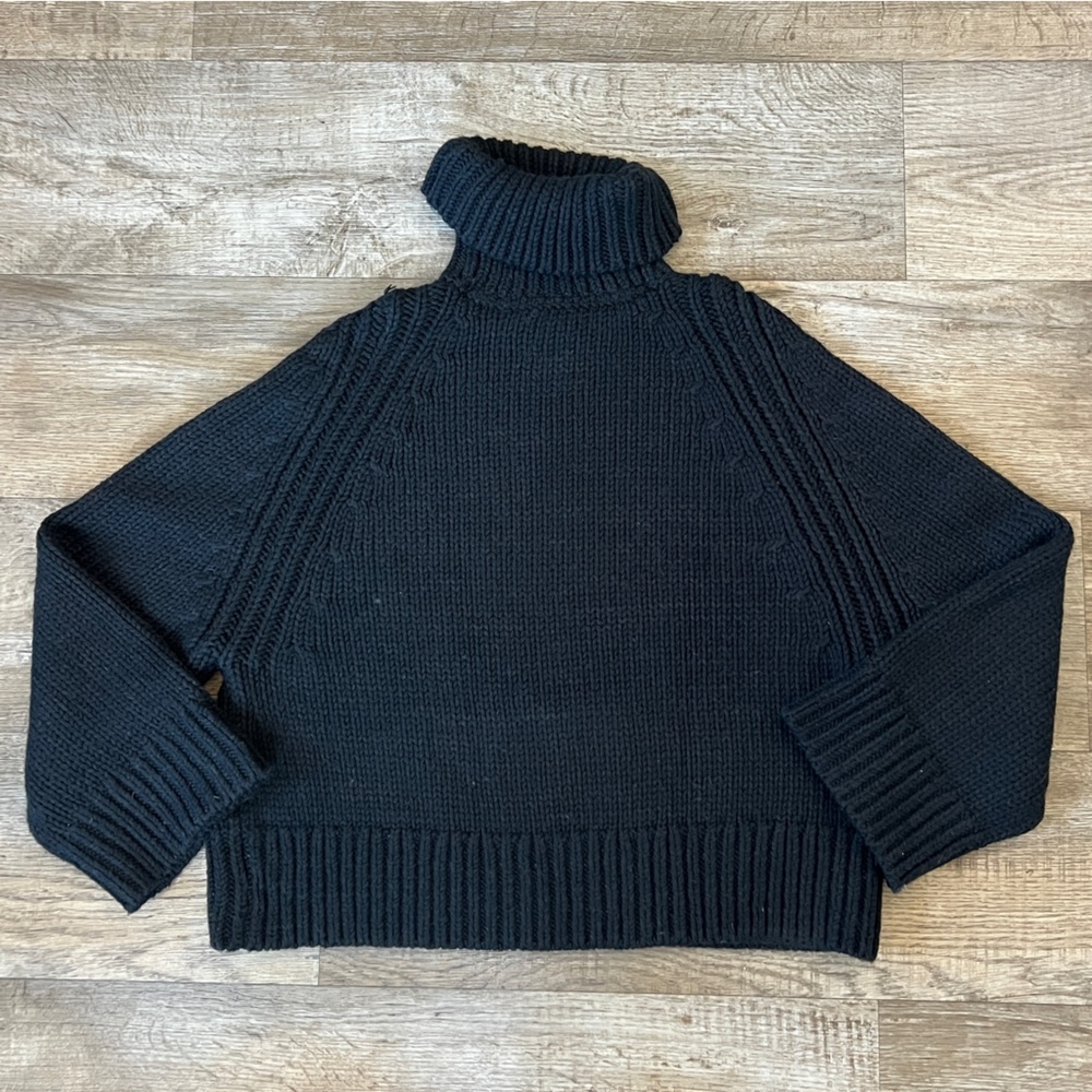 Goldbergh Beauty Knit Star Sweater in Black with White Star Wool Blend - Picture 5 of 10
